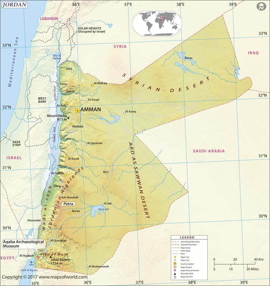 Amman- Jordan, Where Is Jordan, Ales, Ashshajarah, Jordan