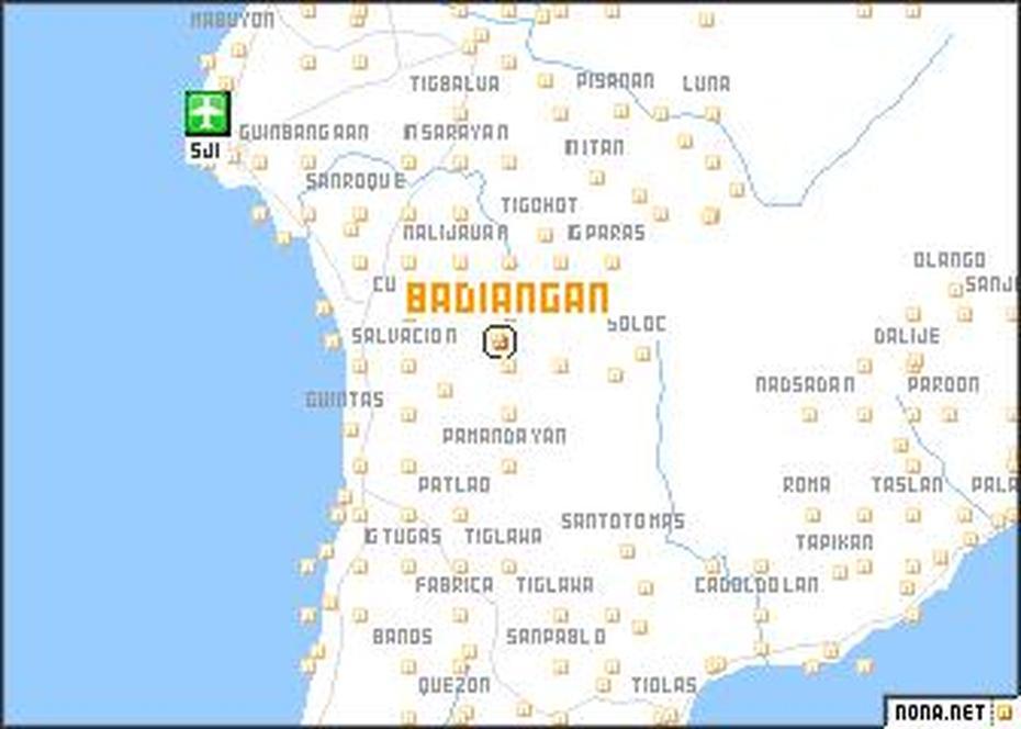 Badiangan (Philippines) Map – Nona, Badiangan, Philippines, Badiangan Iloilo, Badian  Cebu