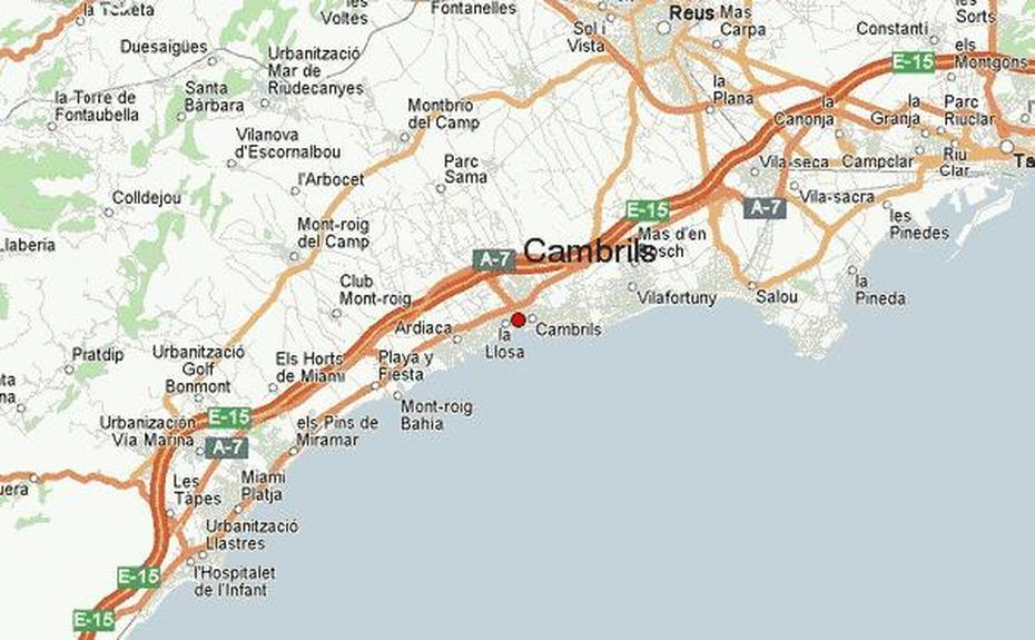 Cambrils Location Guide, Cambrils, Spain, Reus Spain, Tarragona