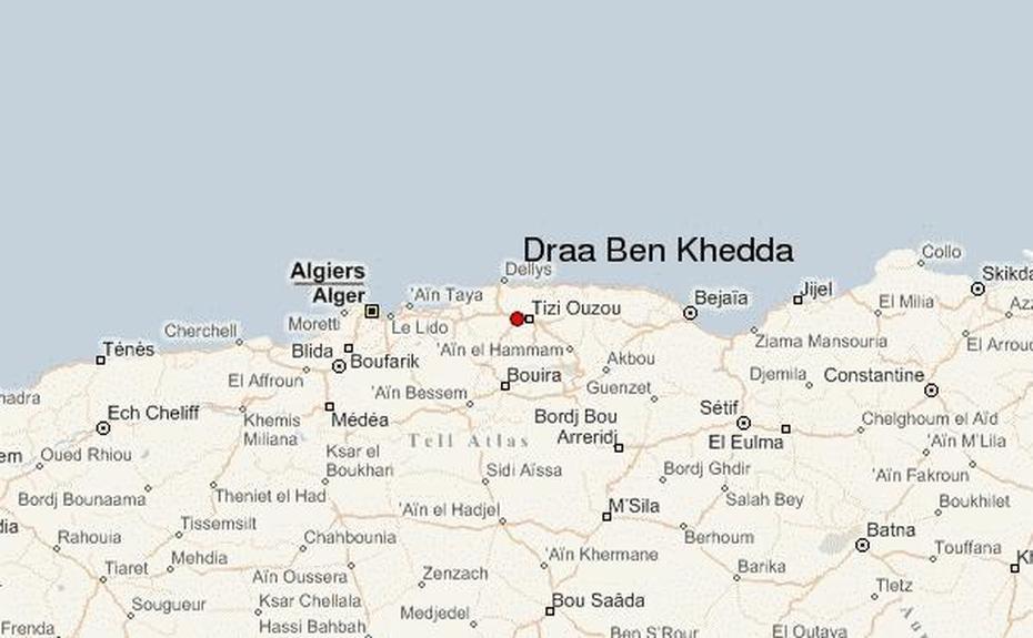 Draa Ben Khedda Location Guide, Draa Ben Khedda, Algeria, Algeria  With Cities, Algeria Africa