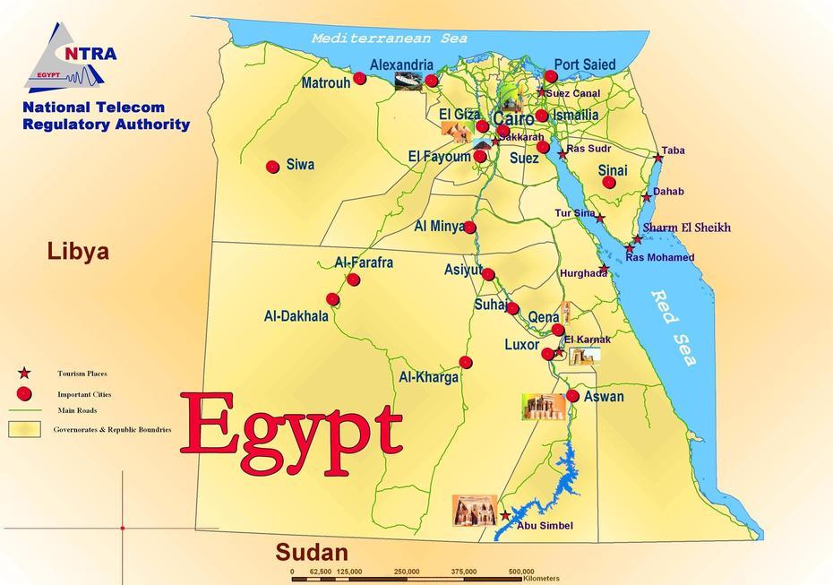 Egypt-Political-And-Tourist-Map.Jpg, Abū Şuwayr, Egypt, Abu Simbel Temples, Egypt Nile