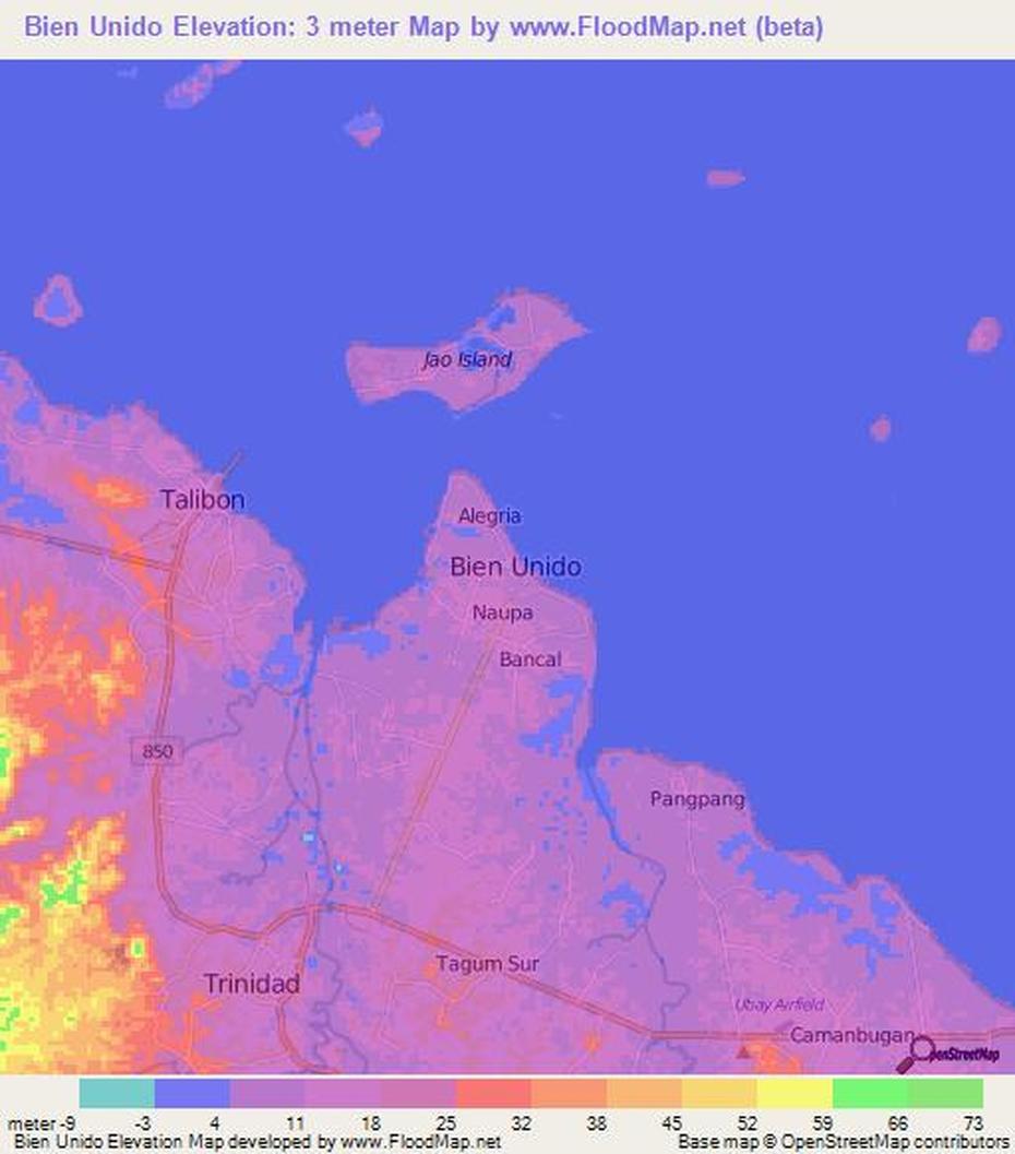 Florida Us, Us  Without States, Elevation , Bien Unido, Philippines