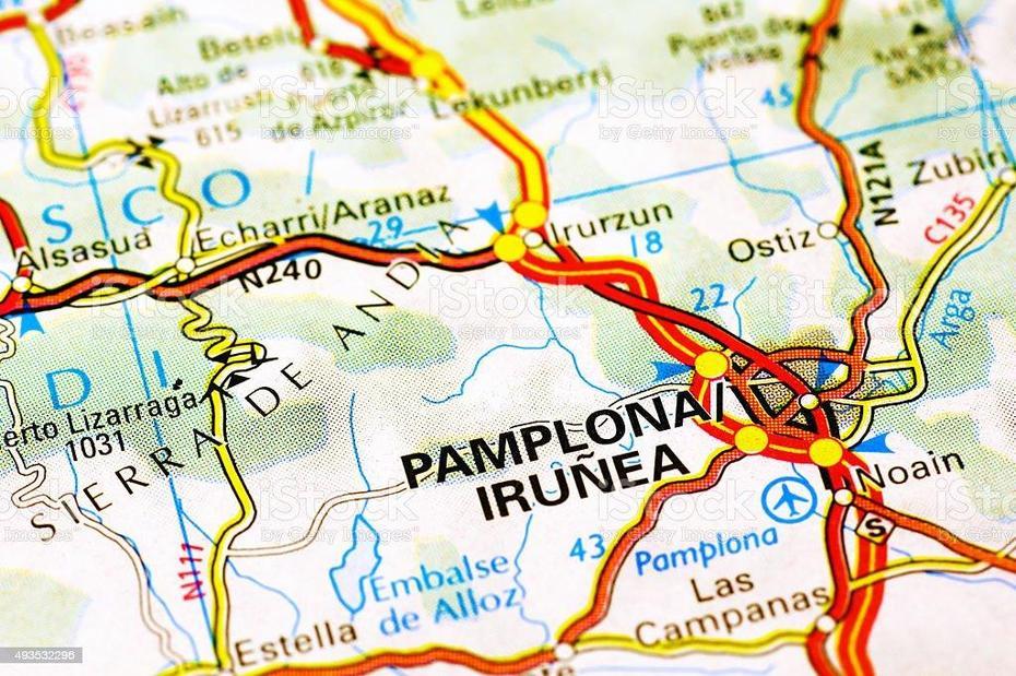Foto De Pamplona Area Em Um Mapa E Mais Fotos De Stock De 2015 – Istock, Pamplona, Philippines, Cagayan Valley Philippines, Pamplona Negros Oriental