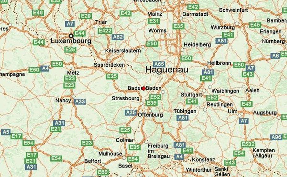 Guide Urbain De Haguenau, Haguenau, France, Wissembourg France, Bas-Rhin