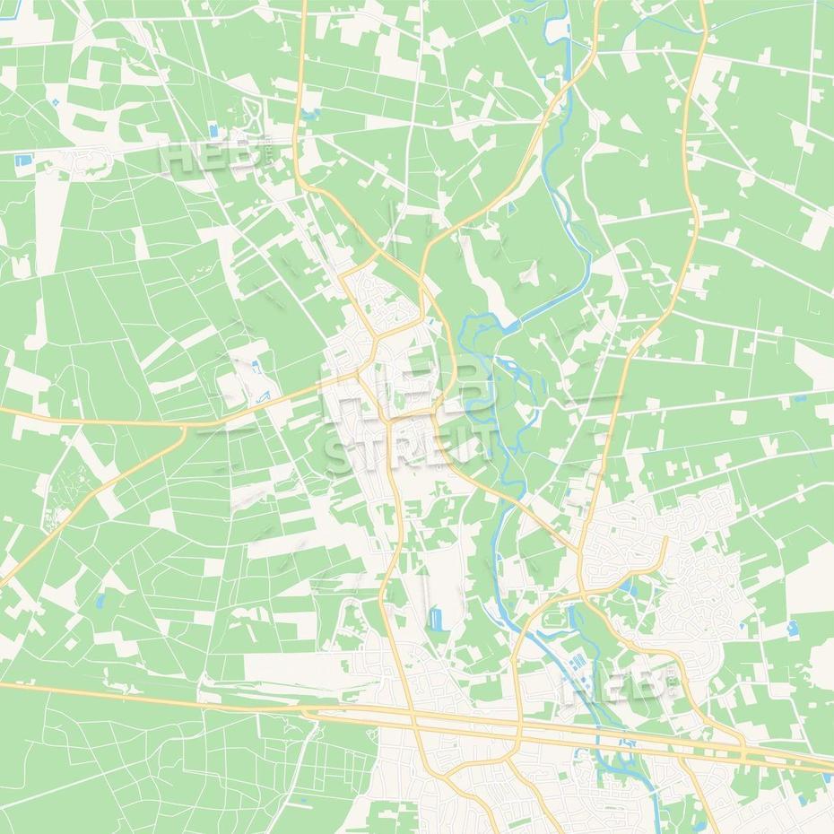 Hellendoorn, Netherlands Vector Map – Classic Colors | Map Vector, Map …, Hellendoorn, Netherlands, Hellendoorn Netherlands, Hellendoorn Pretpark