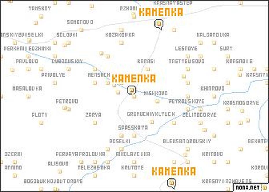 Kamenka (Russia) Map – Nona, Kamenka, Russia, Samara Russia, Volga German  Villages