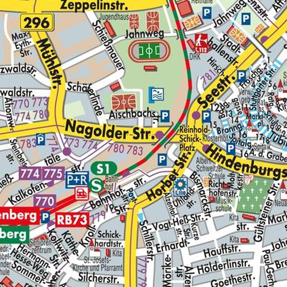Karte Von Herrenberg – Stadtplandienst Deutschland, Herrenberg, Germany, Germany Weather, Hockenheim  Race Track
