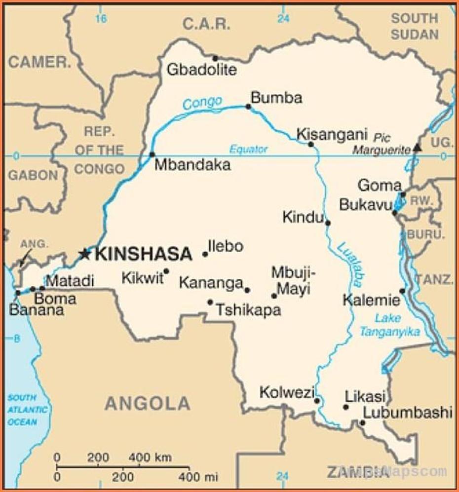 Kinshasa Map – Travel | Map, Kolwezi, Congo (Kinshasa), Rd Congo, Dr  Kongo