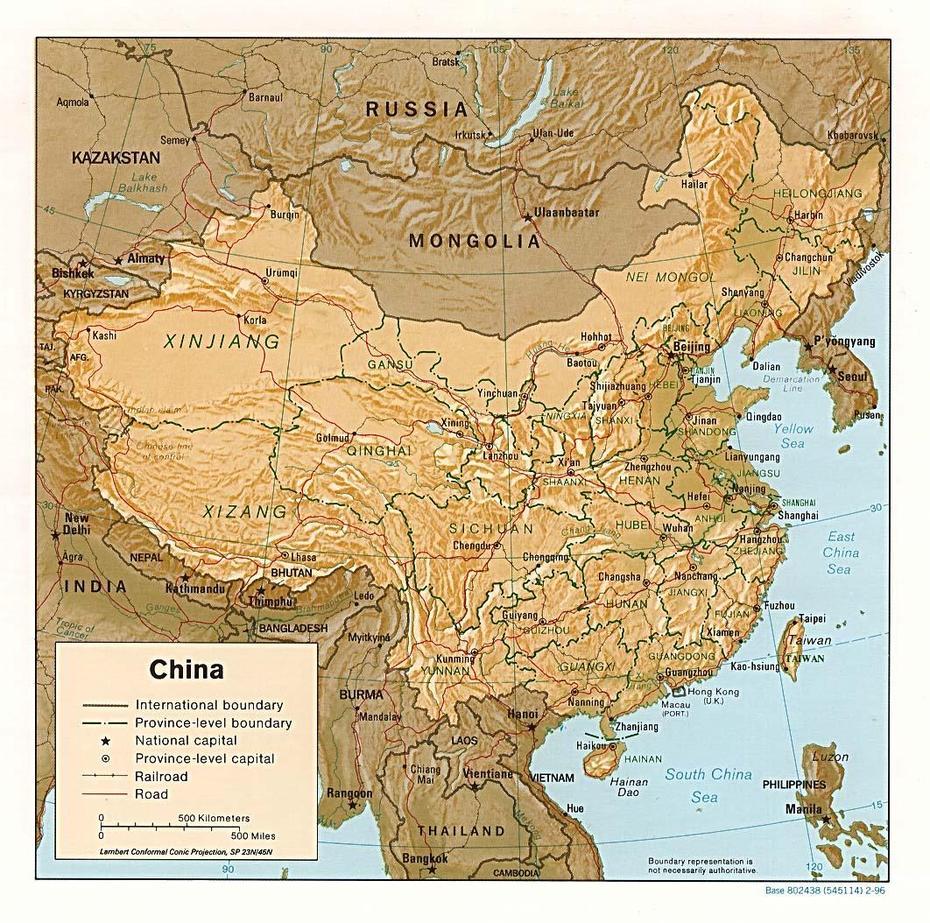 Map Of China, Geography, Toqsu, China, China  By Province, China  With Flag