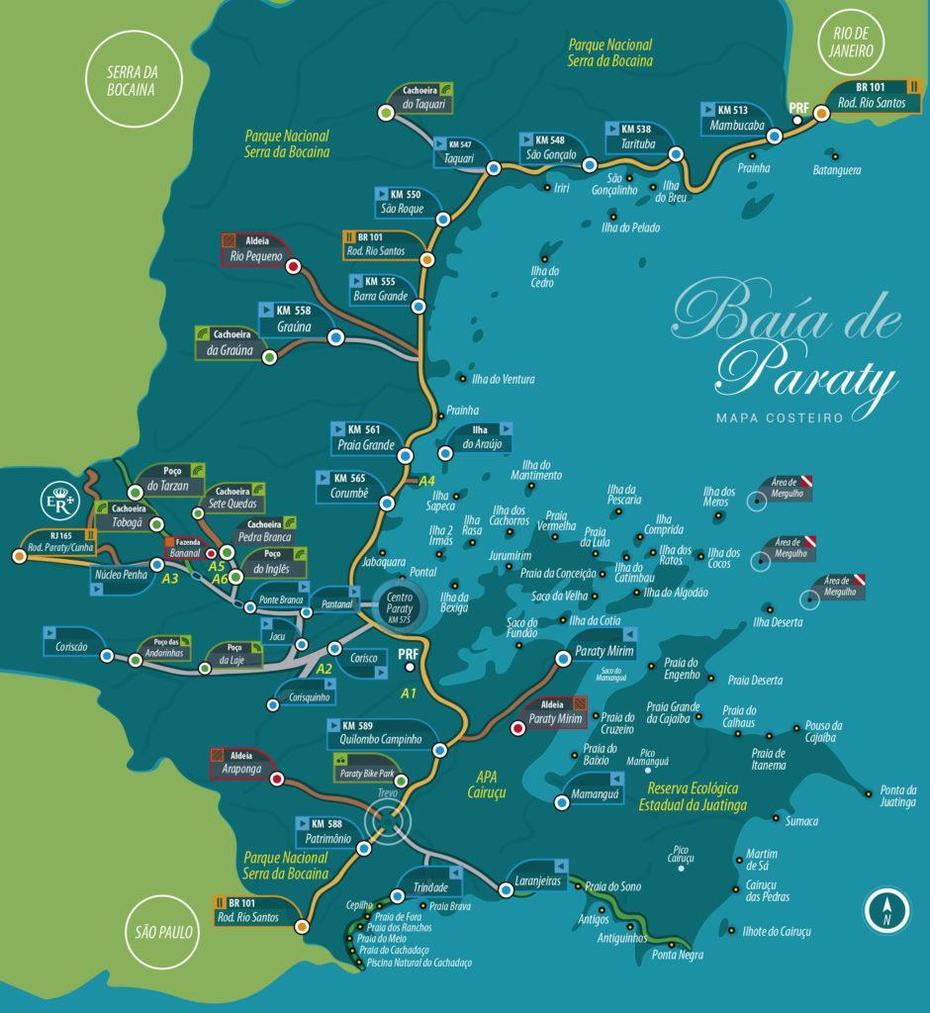 Mapa – Portal Destaque Paraty, Paraty, Brazil, Rio Brazil, Trindade  Rj