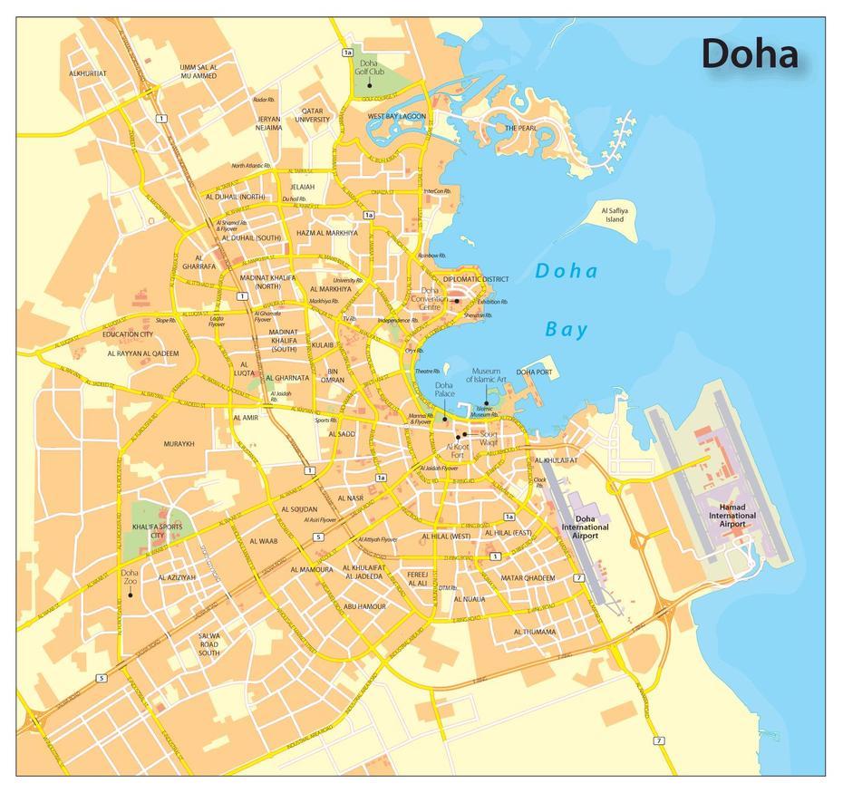 Qatar – Doha – Maps, Doha, Qatar, Qatar Country, Qatar In