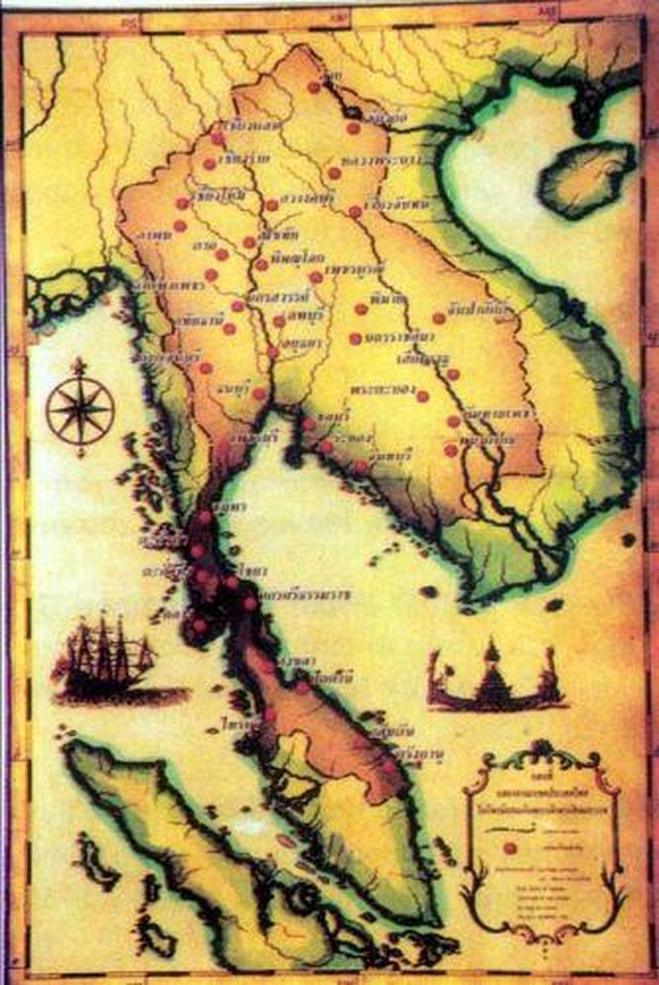 Thailand Historical Map | Cartography Map, Thailand Map, Ancient Maps, Bang Phongphang, Thailand, Dog With Bangs, Summer Palace Thailand