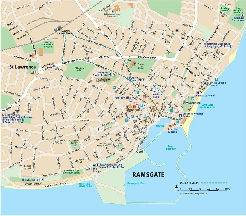 United Kingdom Location, Driving  Of United Kingdom, Margate, Ramsgate, United Kingdom