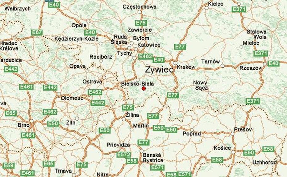 Zywiec Location Guide, Żywiec, Poland, Poland  With Cities, Poland Blank