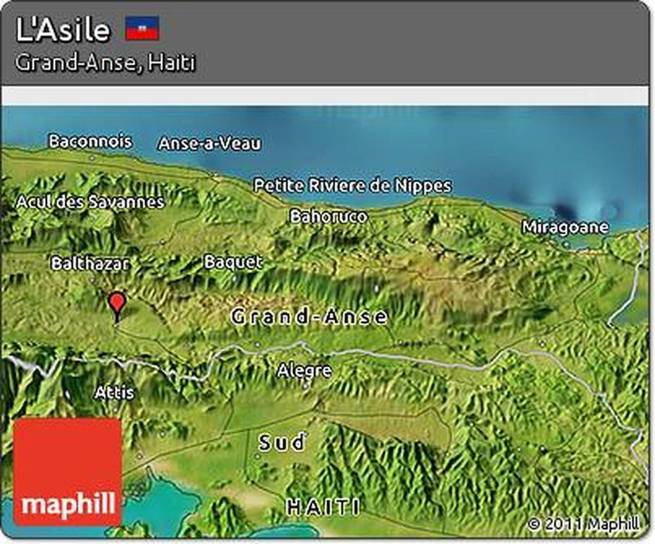 B”Free Satellite 3D Map Of Lasile”, L’Asile, Haiti, Limonade Haiti, Max Dominique Haiti