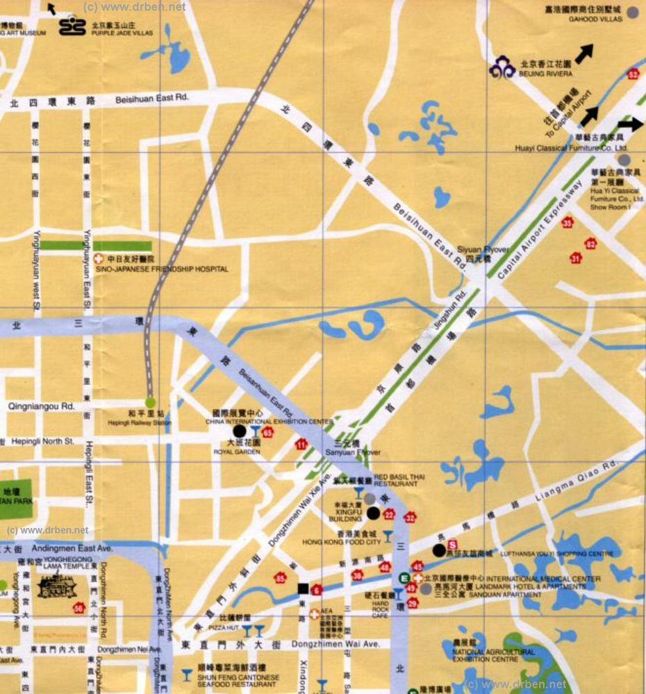 Beijing Chaoyang Map (1-B Zoom) Chaoyang Partial Map , By The Beijing …, Chaoyang, China, Fujian China, Quanzhou