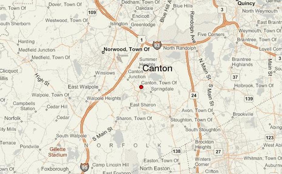 Canton Ohio City, North Canton Ohio, Massachusetts Location, Canton, United States