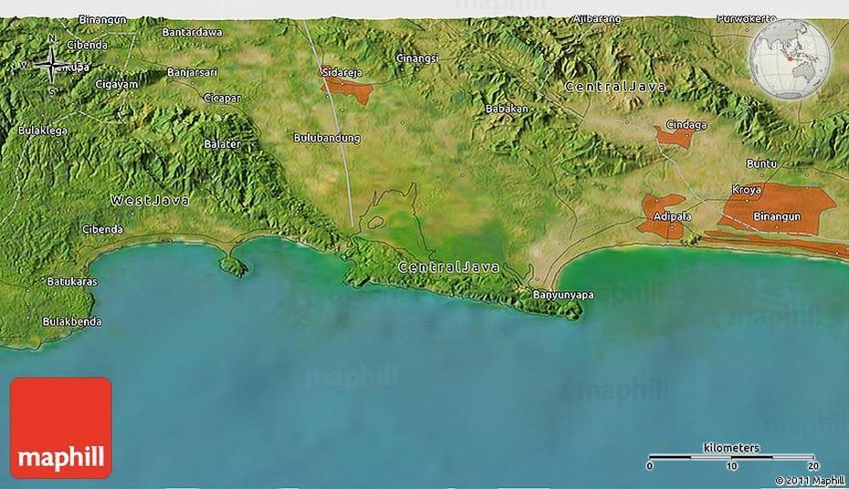 Cilacap, Pulau  Sempu, Satellite, Cilacap, Indonesia