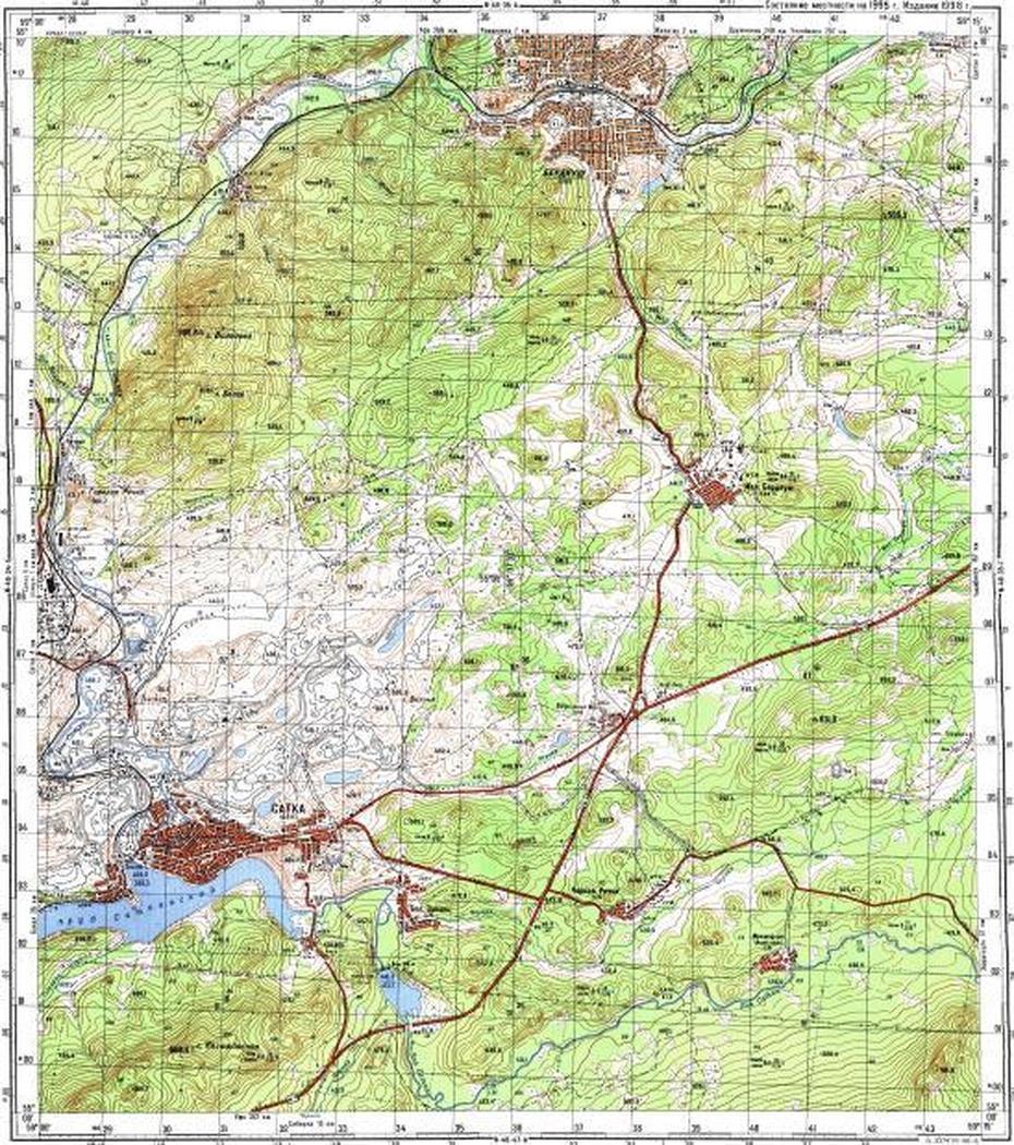 Download Topographic Map In Area Of Satka, Berdyaush – Mapstor, Satka, Russia, Saska  Teft, Star Wars Concept  Art