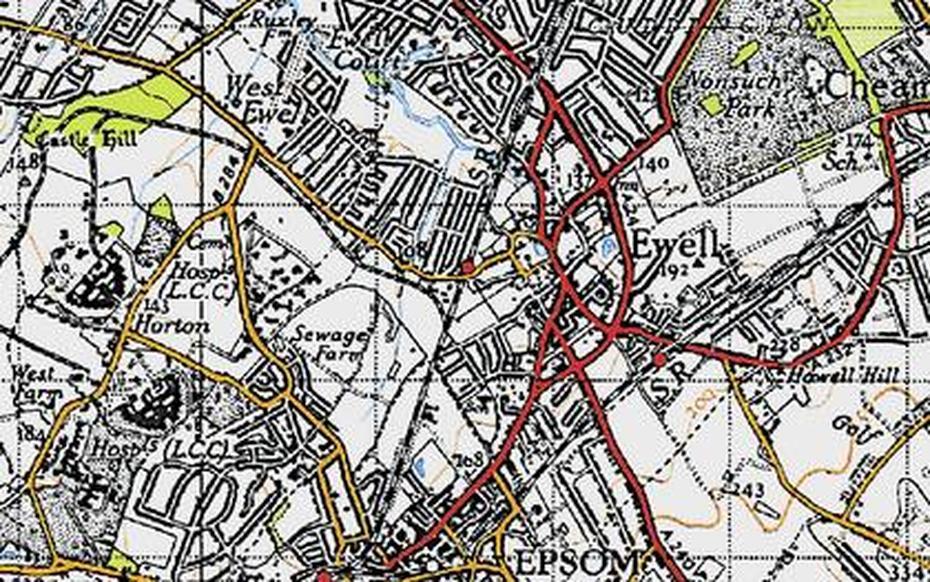 Ewell Photos, Maps, Books, Memories – Francis Frith, Ewell, United Kingdom, England  Ghetto, Epsom  Uk