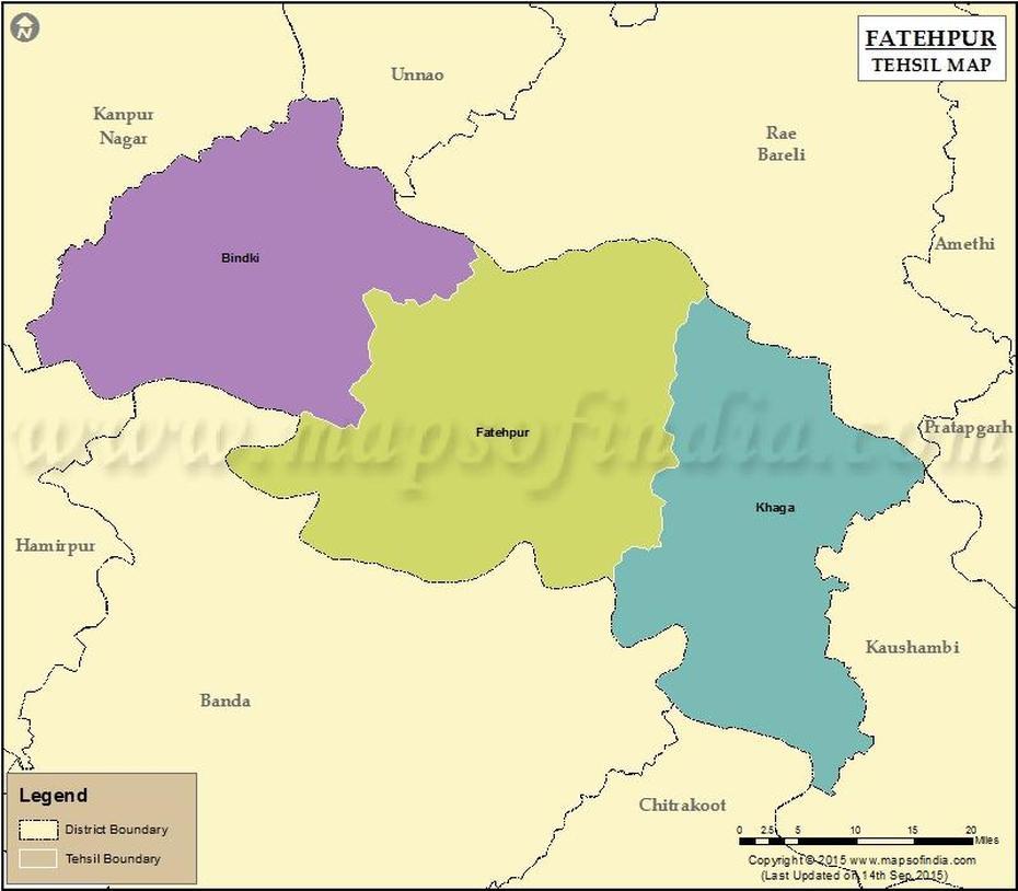 Fatehpur Tehsil Map, Bindki, India, Creative India, India  Design