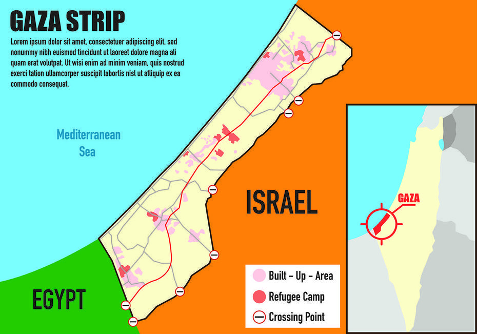 Gaza Strip Conflict, Gaza City, Gaza, Gaza, Gaza Strip