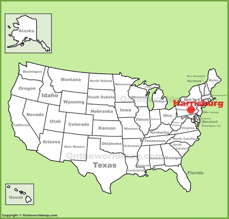 Harrisburg Location On The U.S. Map, Harrisburg, United States, Harrisburg Nc, Harrisburg Pa County