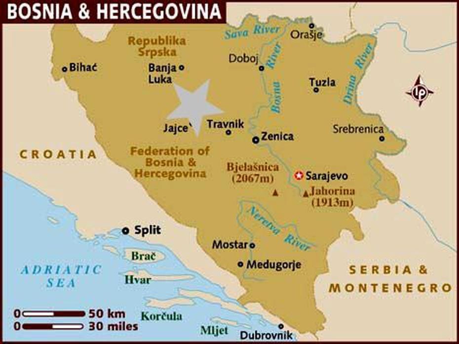 Jajce (Bosnia Y Herzegovina) Informacion Y Mapa, Jajce, Bosnia And Herzegovina, Vodopad Jajce, Jajce Waterfall