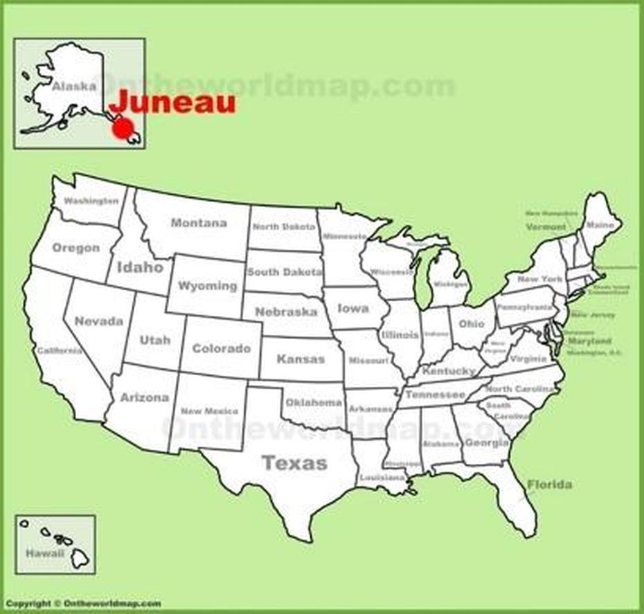 Juneau Maps | Alaska, U.S. | Maps Of Juneau, Juneau, United States, Juneau Glacier, Juneau Airport