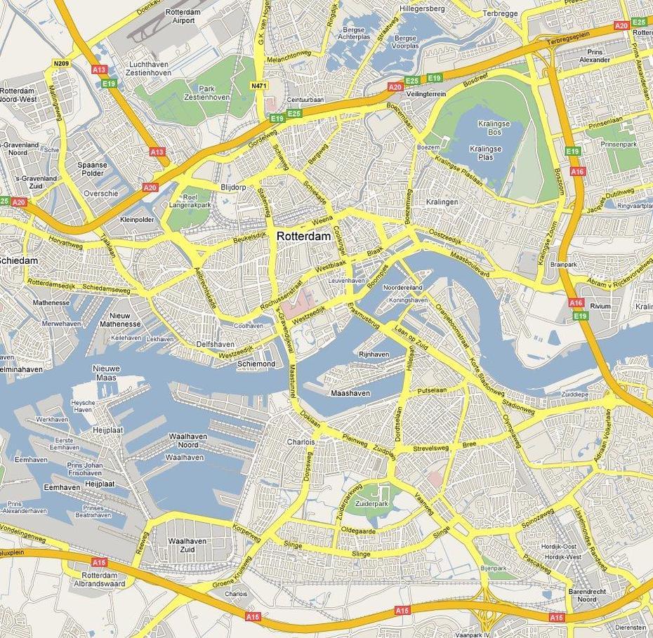 Map Of Rotterdam Netherlands, Rotterdam, Netherlands, Netherlands  Google, Rotterdam Holland