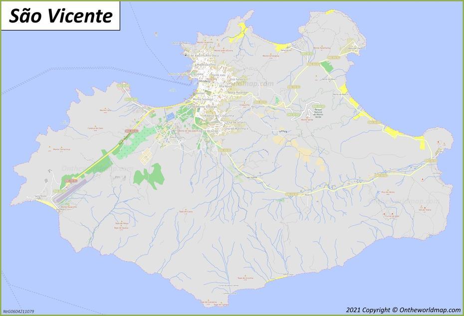 Map Of Sao Vicente Island | Cape Verde, São Vicente, Brazil, São Vicente Sp, Sao Paulo Brazil Location