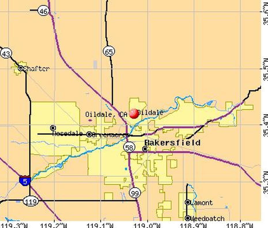 Oildale, California (Ca 93308) Profile: Population, Maps, Real Estate …, Oildale, United States, Stockton Ca Zip Code, Bakersfield City Street