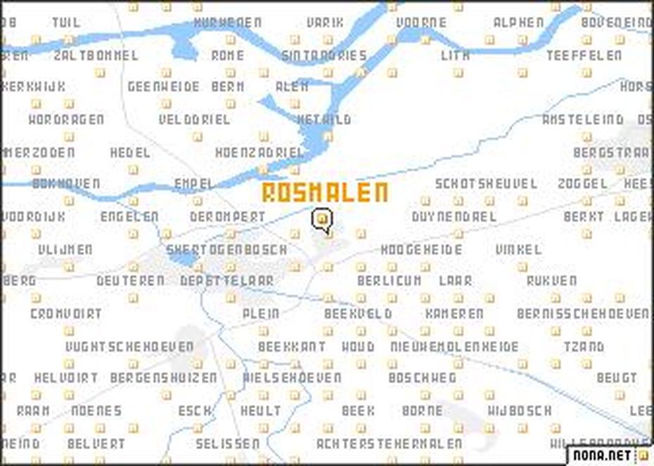 Rosmalen (Netherlands) Map – Nona, Rosmalen, Netherlands, Rosmalen Nl, Van Rosmalen