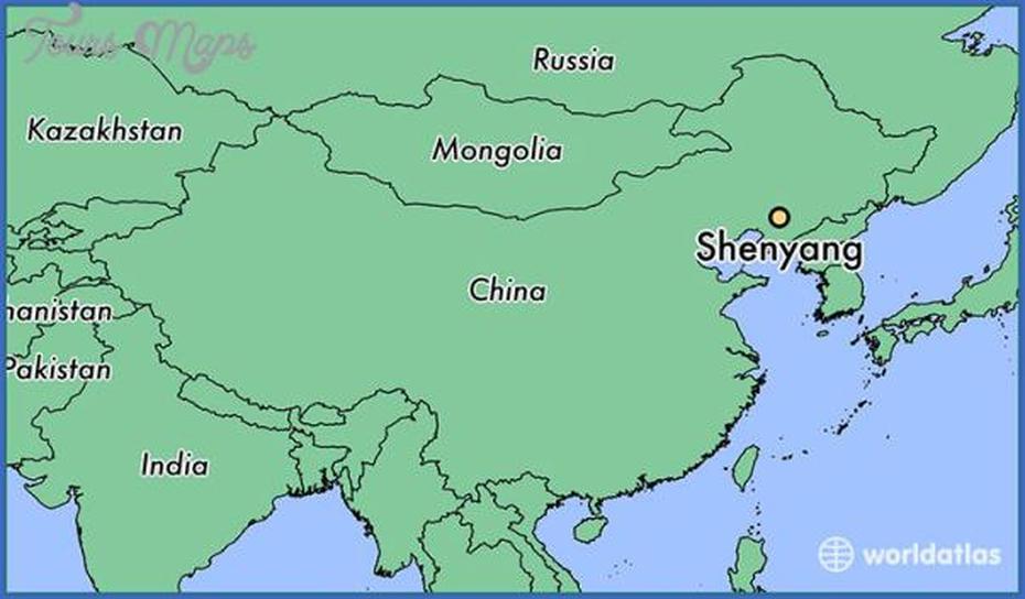 Shenyang Map – Toursmaps, Shetang, China, Dandong China, Taiyuan