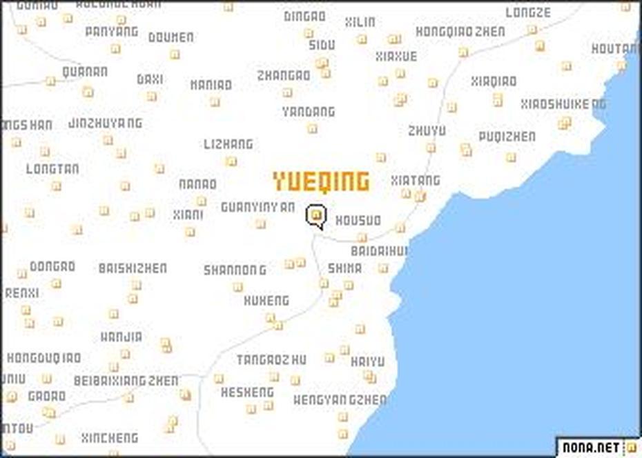 Yueqing (China) Map – Nona, Yueqing, China, Zhejiang China, Zhejiang  City