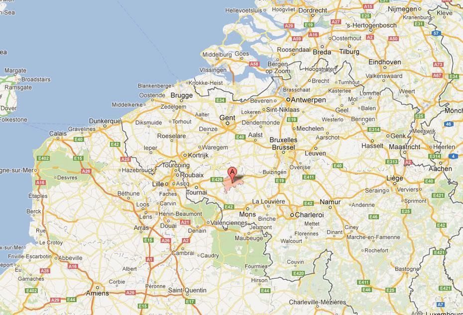 Ath Map, Ath, Belgium, Belgium Castles, Hainaut Belgium