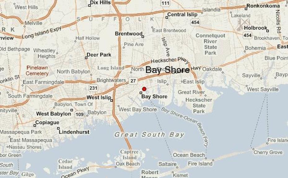 Bay Shore Location Guide, Bay Shore, United States, United States  Names, Detailed  United States