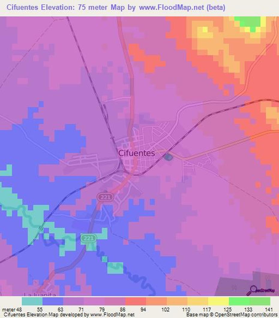 Elevation Of Cifuentes,Cuba Elevation Map, Topography, Contour, Cifuentes, Cuba, Cifuentes Villa, Maria Cifuentes