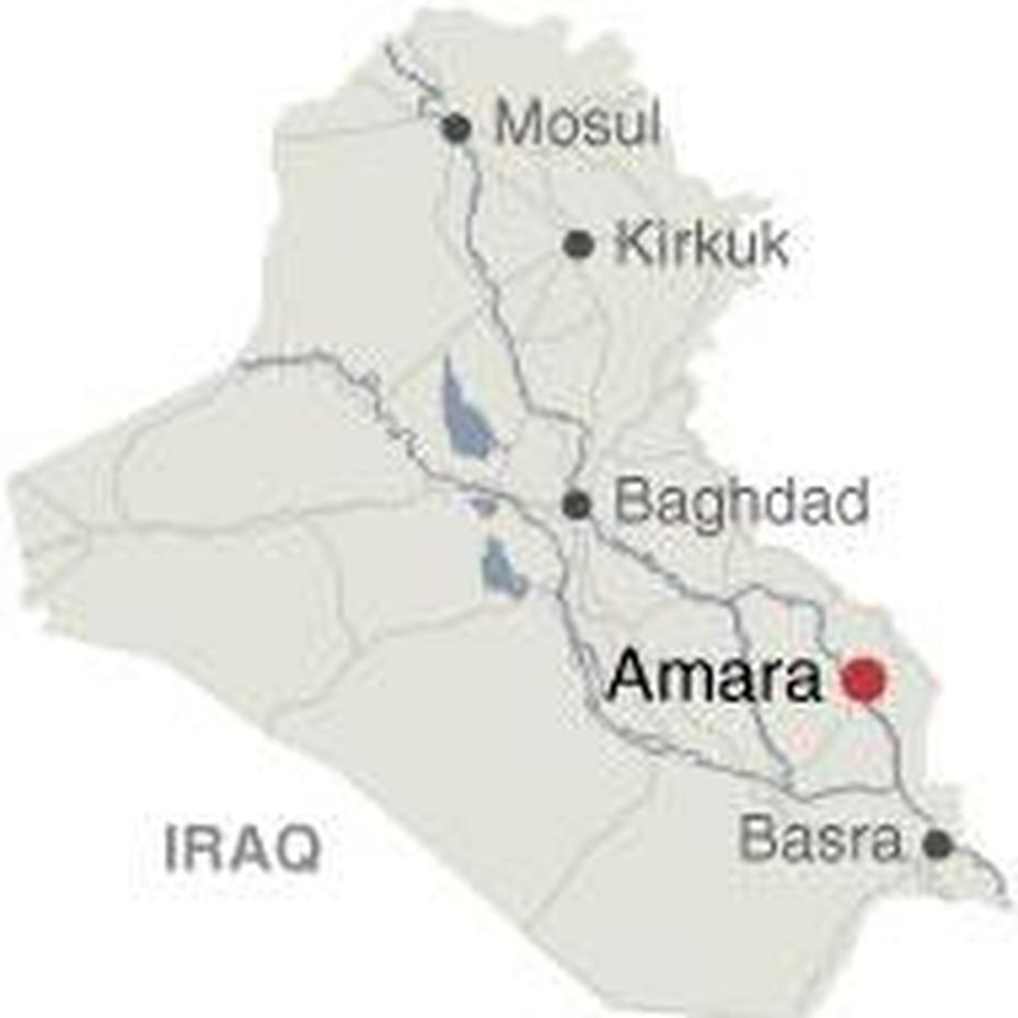 Iraq Closeup: The Next Battleground – The New York Times, Al ‘Amārah, Iraq, Iraq Satellite, Military Bases Iraq