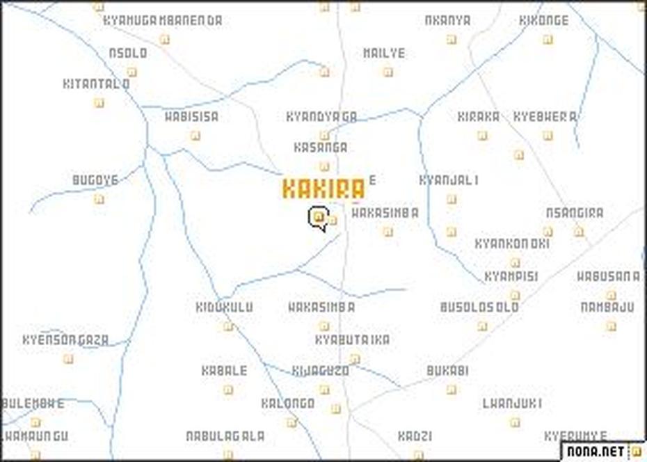 Kakira (Uganda) Map – Nona, Kakira, Uganda, Kinyara  Sugar, Uganda Police