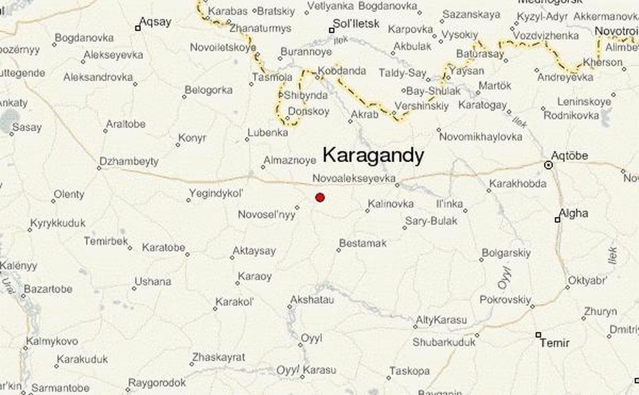 Karagandy Location Guide, Qaraghandy, Kazakhstan, Kazachstan  A, Kazakhstan Relief