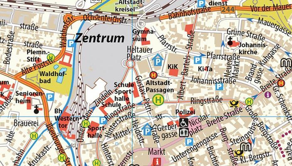 Kartenbild Des Stadtplans Wernigerode – Schmidt-Buch-Verlag, Wernigerode, Germany, Rheinberg Germany, Wernigerode Stadtplan
