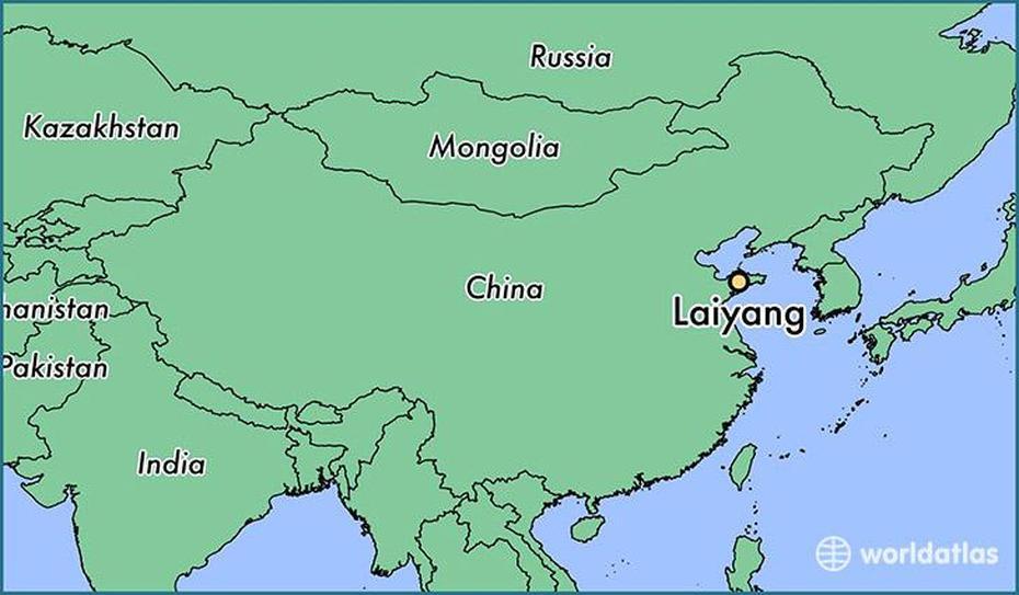 Where Is Laiyang, China? / Laiyang, Shandong Map – Worldatlas, Laiyang, China, China  Printable, Of China Provinces