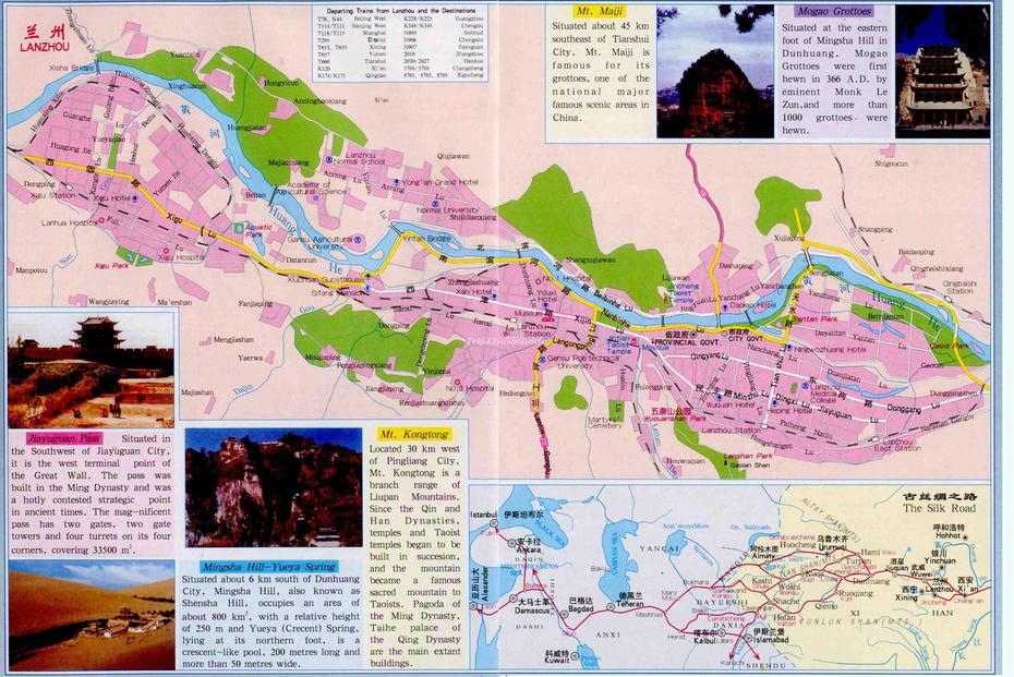 Maps Of Lanzhou, Lanzhou, China, Chongqing China, Kunming China