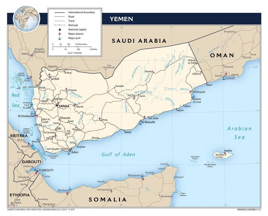 Maps Of Yemen | Detailed Map Of Yemen In English | Tourist Map Of Yemen …, Al Ghayz̧Ah, Yemen, Yemen Conflict, Yemen War