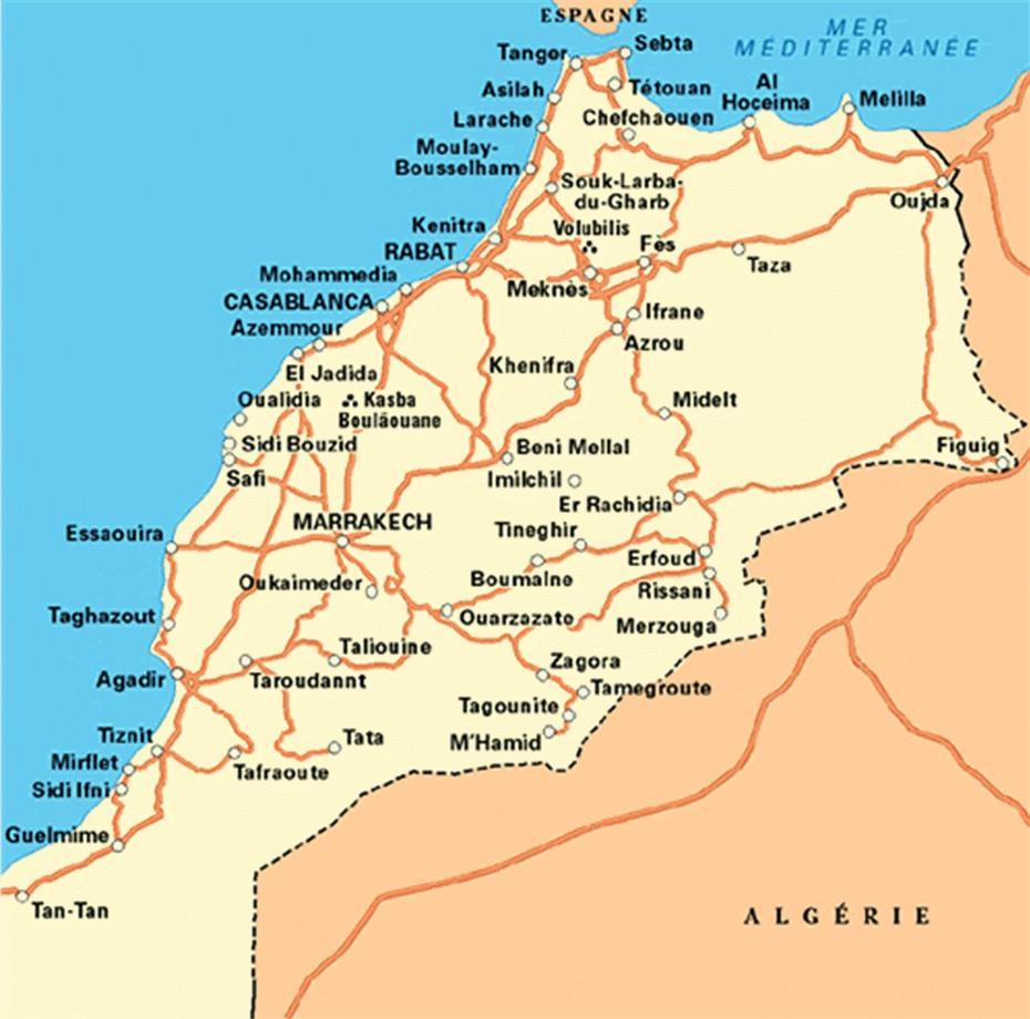 Morocco Map – Travelsfinders, El Aïoun, Morocco, El Jadida, Chevrolet El Morocco
