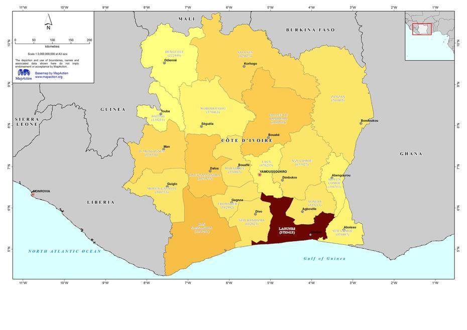 Powerpoint Maps For Cote Divoire – Datasets – Mapaction, Koumassi, Côte D’Ivoire, Cote D’Ivoire Rivers, Cote D’Ivoire Geography