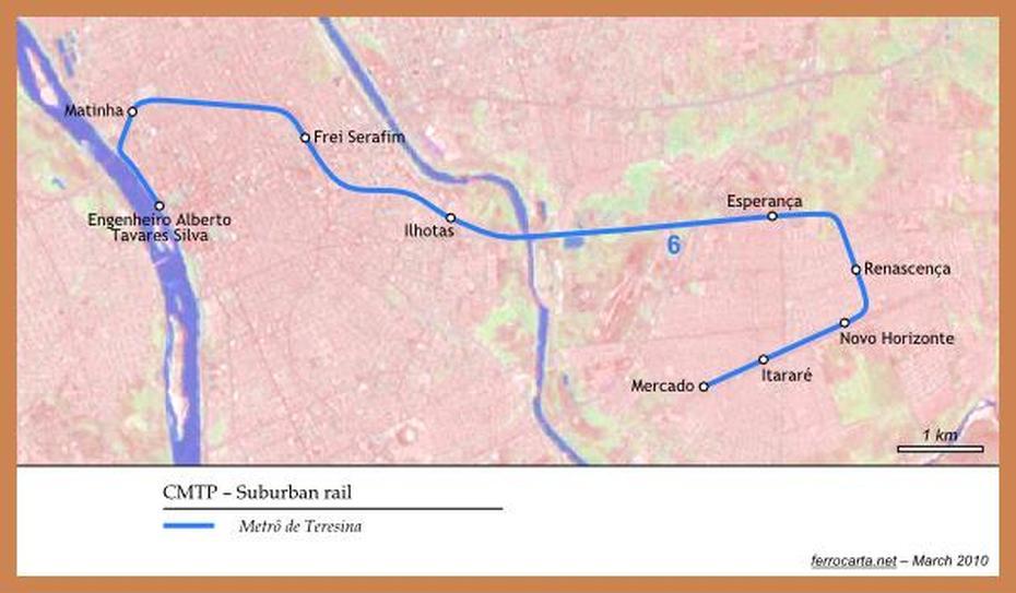 Railway Maps Of Brazil | Teresina, Teresina, Brazil, Brazil Crime, Picos  Piaui