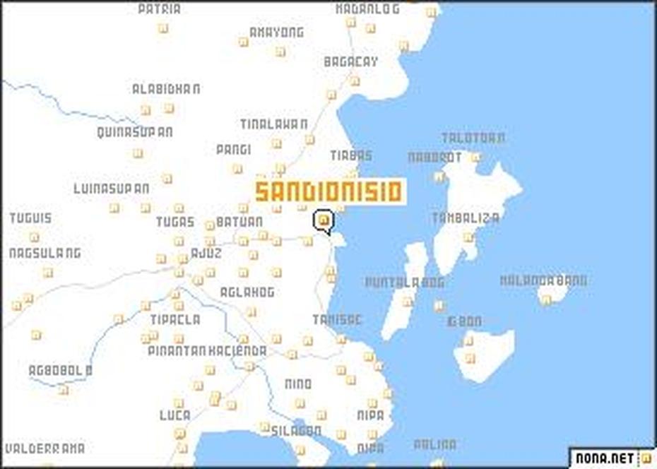 San Dionisio (Philippines) Map – Nona, San Dionisio, Philippines, San Dionisio Iloilo, San Dionisio Paranaque