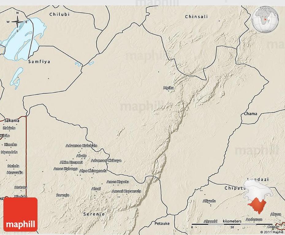 Shaded Relief 3D Map Of Mpika, Mpika, Zambia, Zambia Provinces, Zambia  Google